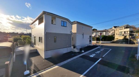 神奈川県横浜市青葉区奈良町の新築一戸建ての現地外観写真