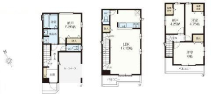 神奈川県横浜市金沢区寺前2丁目の新築一戸建ての間取り