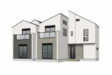 神奈川県横浜市保土ケ谷区桜ケ丘1丁目の新築一戸建ての現地外観写真