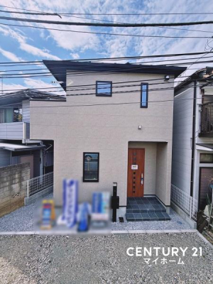 神奈川県横浜市磯子区杉田4丁目の新築一戸建ての現地外観写真