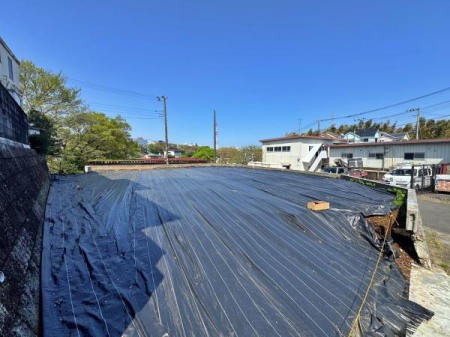 神奈川県横浜市旭区川島町の土地の現地土地写真