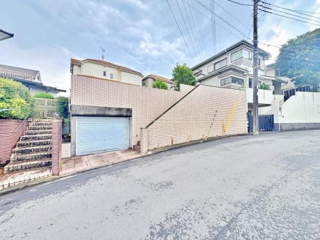 神奈川県横浜市青葉区榎が丘の土地の現地土地写真