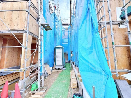 神奈川県横浜市南区睦町2丁目の新築一戸建ての現地外観写真