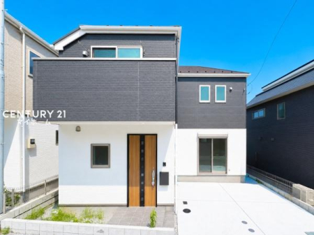 神奈川県大和市福田8丁目の新築一戸建ての現地外観写真