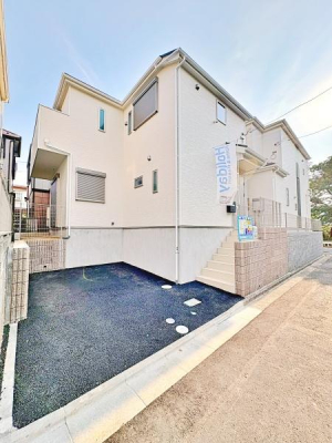 神奈川県大和市福田の新築一戸建ての現地外観写真