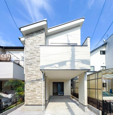 神奈川県大和市鶴間2丁目の新築一戸建ての現地外観写真