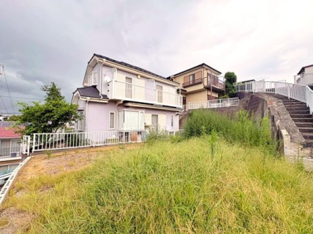 神奈川県横浜市磯子区栗木2丁目の土地の現地土地写真