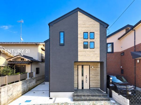 神奈川県大和市南林間8丁目の新築一戸建ての現地外観写真